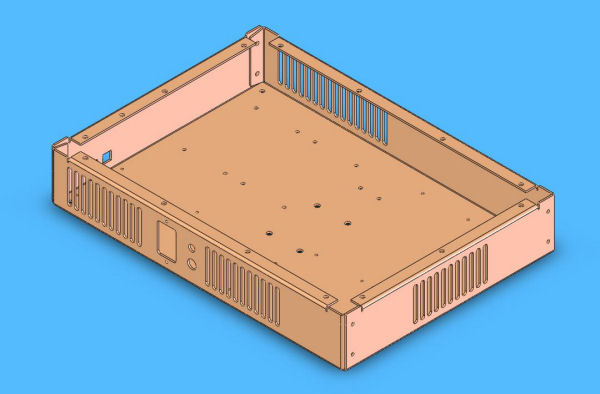 sheetmetal box for LED demo kit