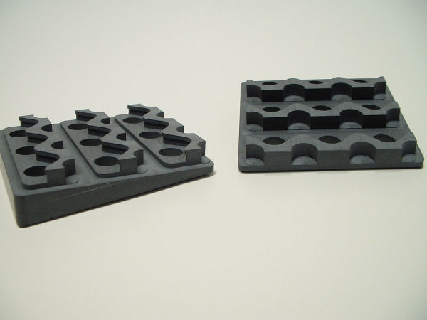 ceramic jig for precision silver brazing of transistor headers