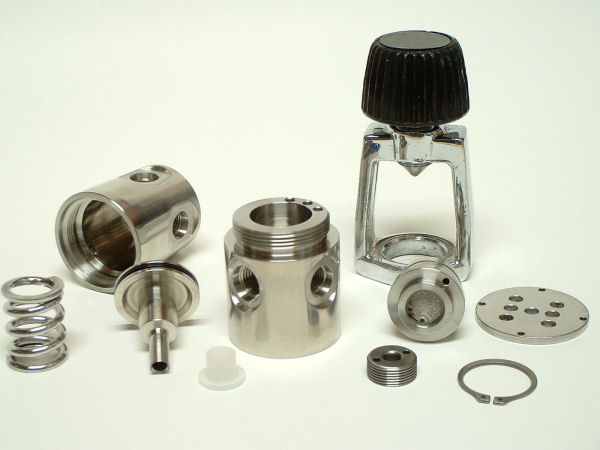 Stainless steel gas regulator Parts